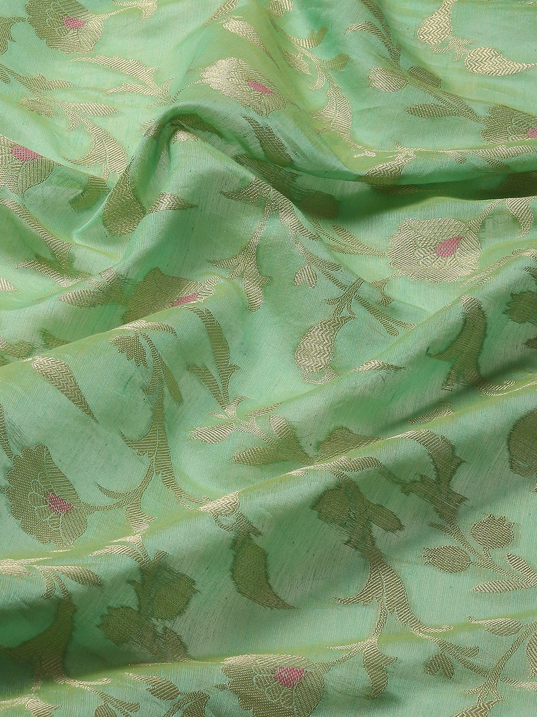 Zari Jaal Woven Cotton Saree