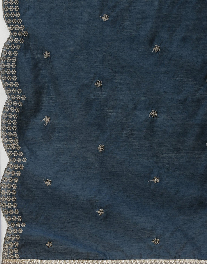 Embroidered Chanderi Suit Piece