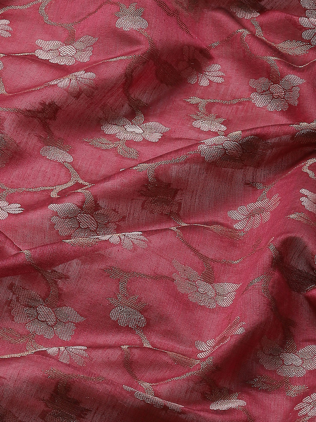 Zari Jaal Woven Cotton Saree