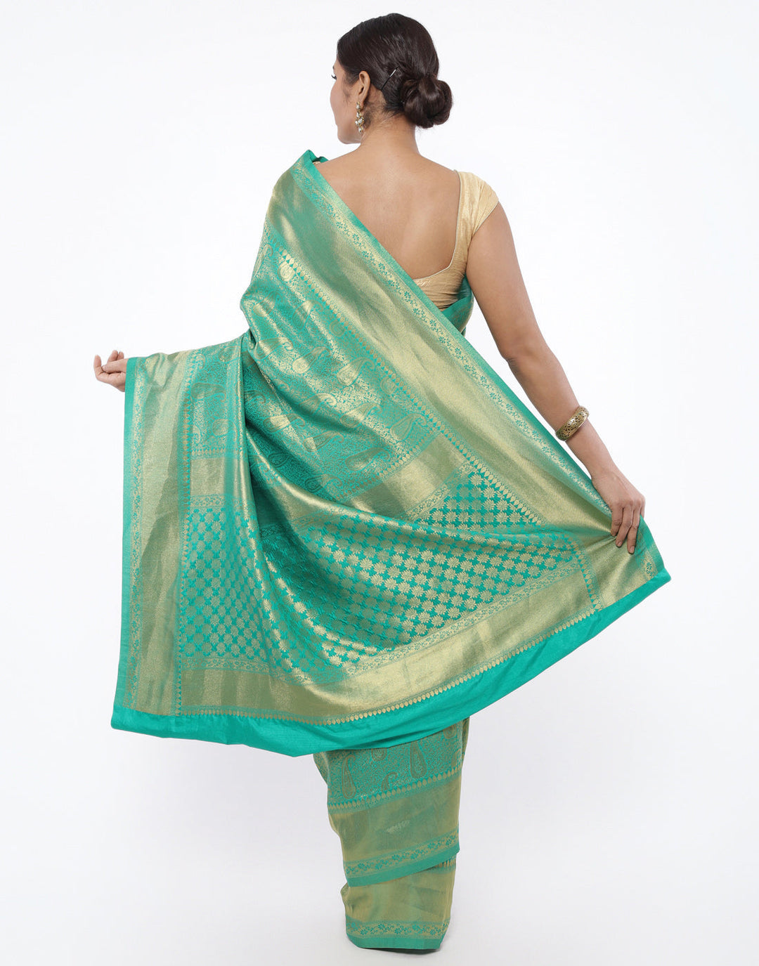 MBZ Meena Bazaar-Art Handloom Woven Saree