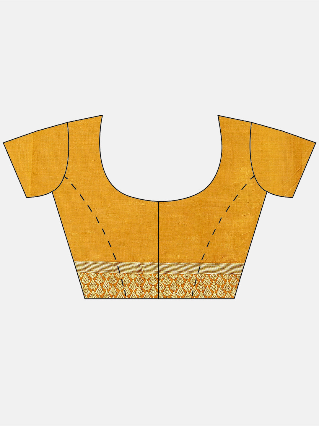 Plain Zari Border Art Handloom Woven Saree