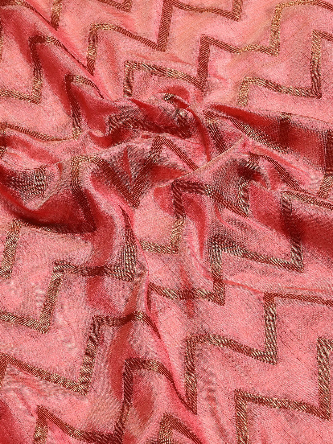 Zari Jaal Handloom Woven Saree