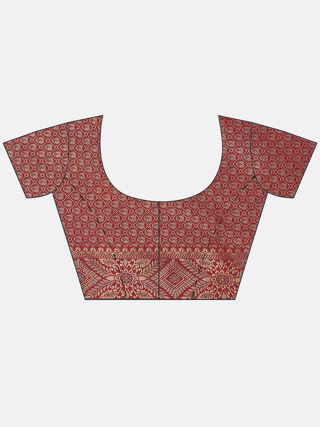 Zari Jaal Art Handloom Woven Saree