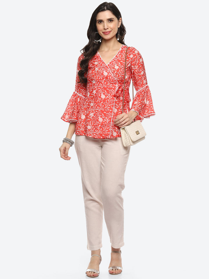Floral Printed Cotton Kurti