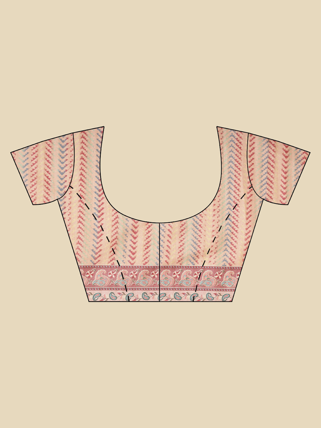 Printed Tussar Saree