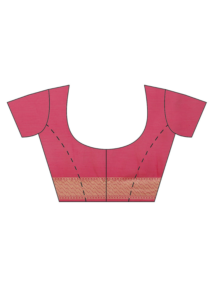 Zari Jaal Cotton Woven Saree