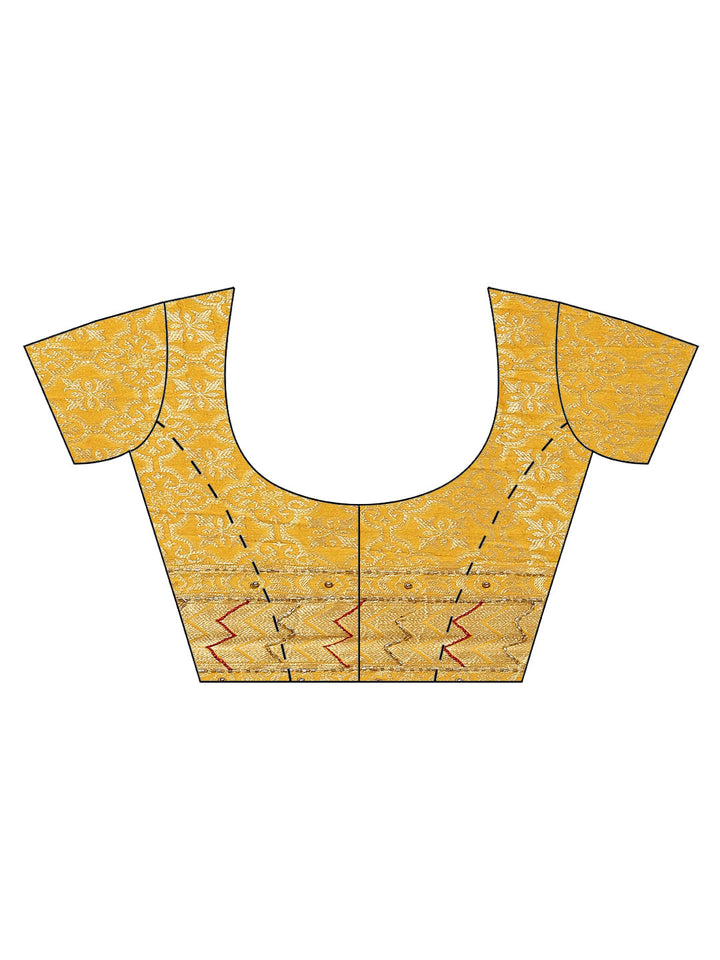 Cutdana Embroidered Handloom Saree