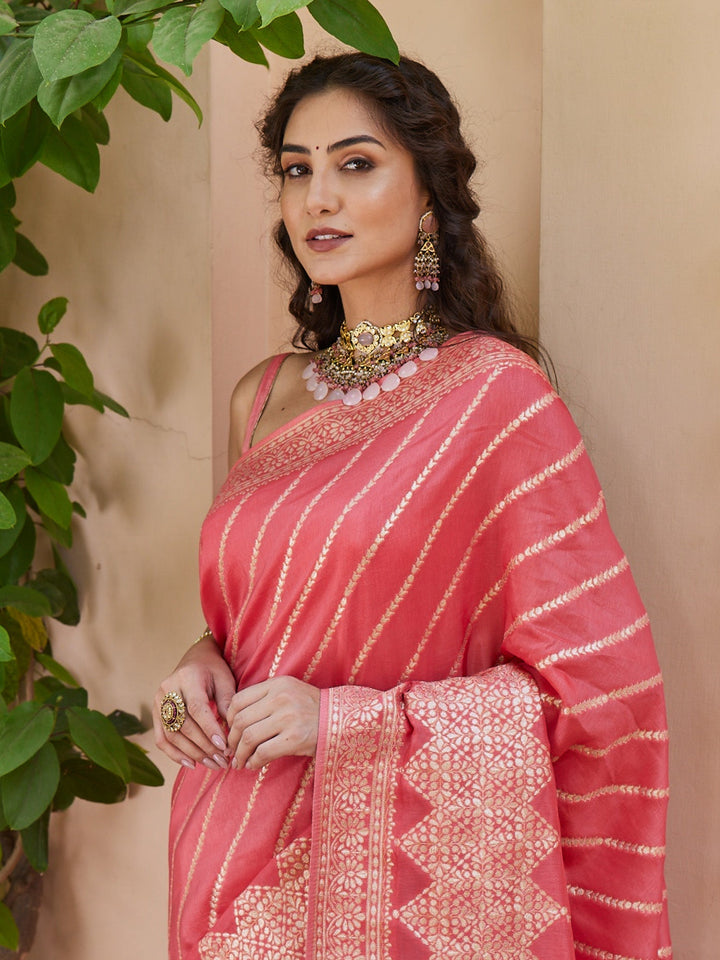 Zari Zaal Woven Banarasi Saree