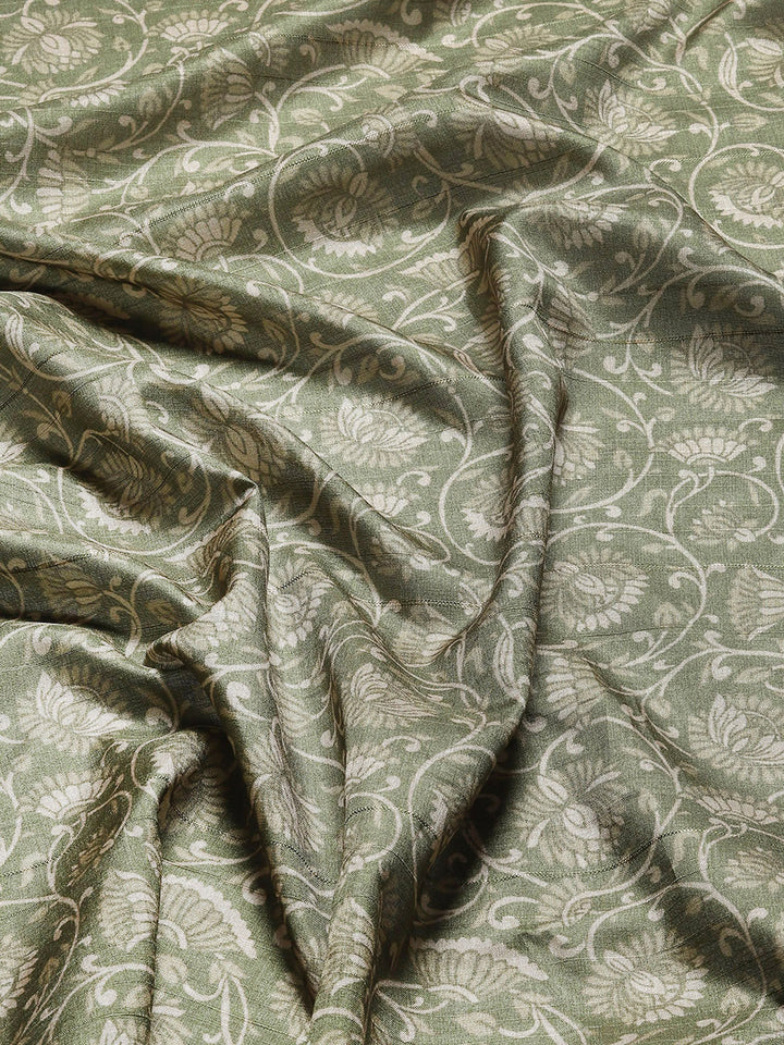 Printed Tussar Saree