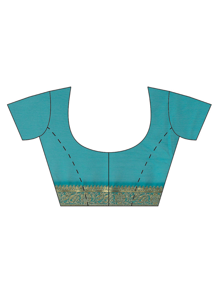 Piped Border Chiffon Plain Saree