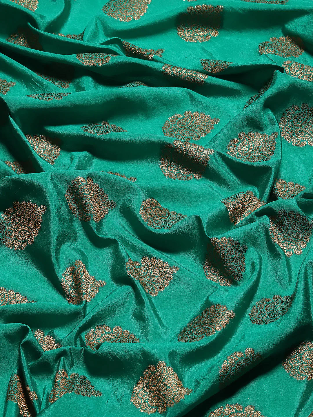Zari Border Booti Handloom Woven Saree