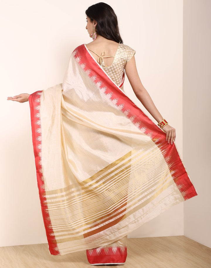 Mustard Art Handloom Saree