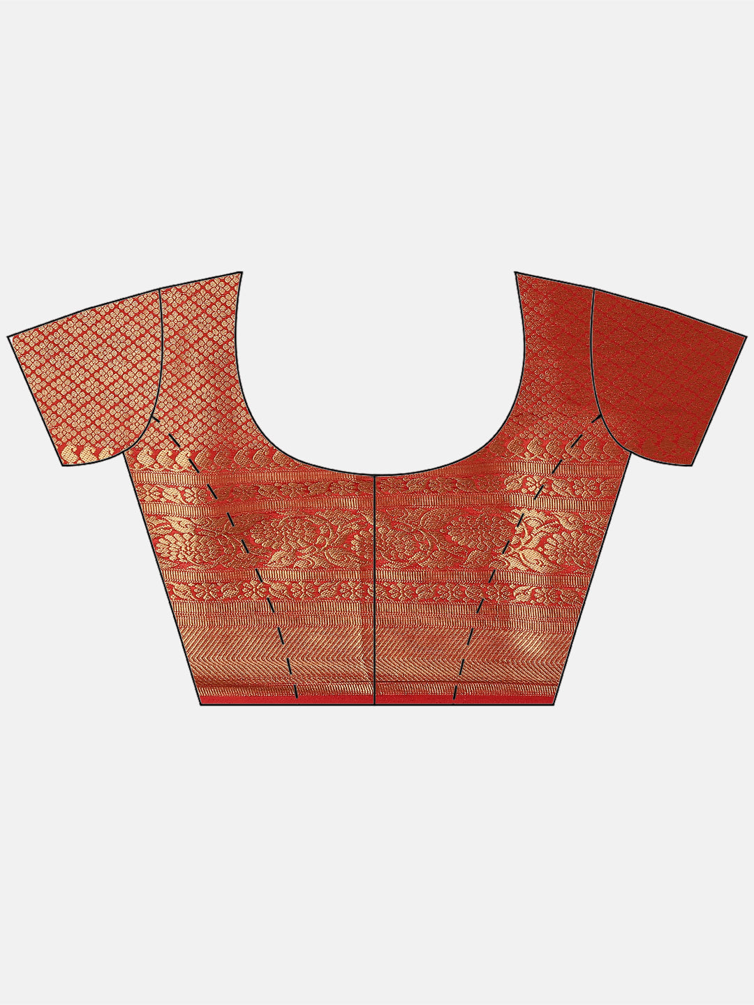 Zari Border Booti Work Art Handloom Woven Saree