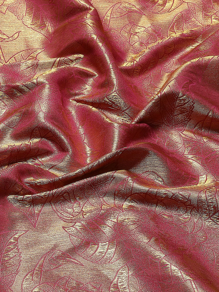 Floral Zari Jaal Woven Saree