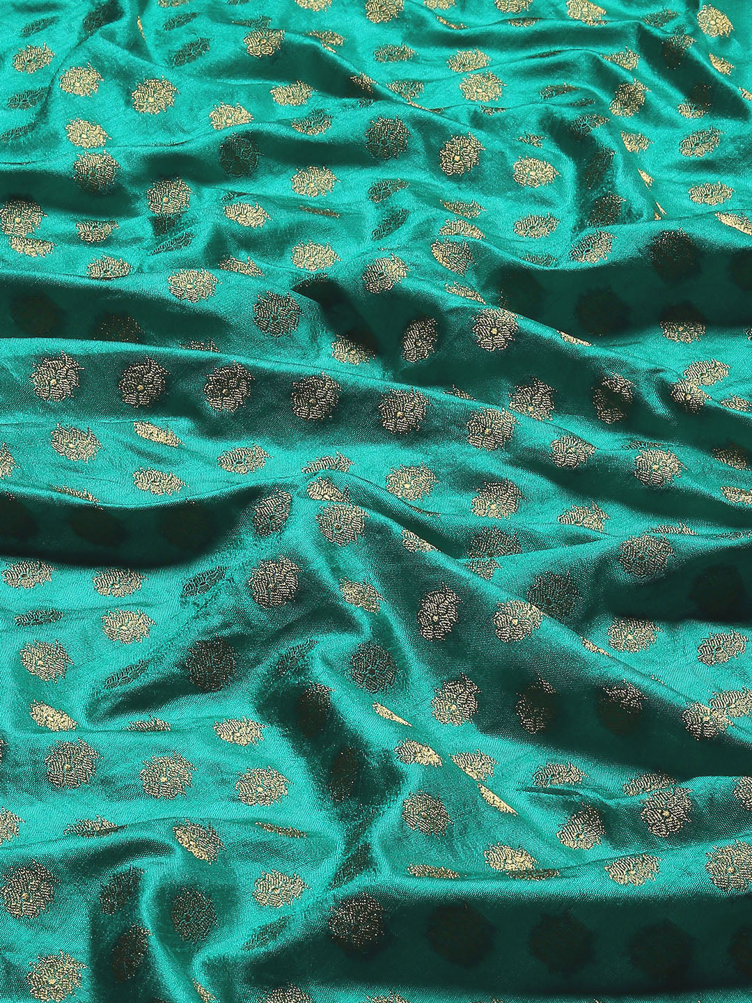 Zari Border Booti Woven Handloom Saree