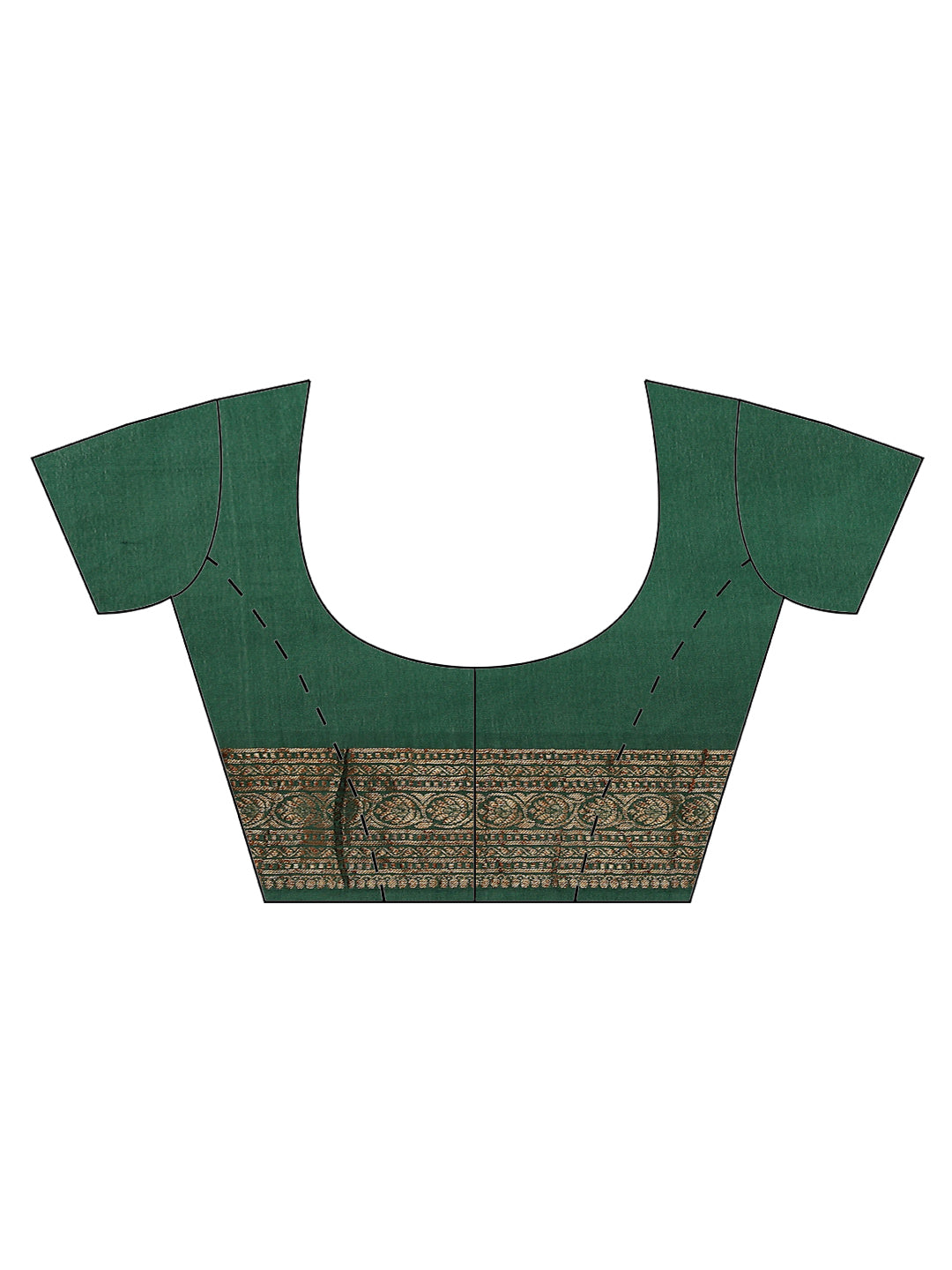 Antique Jaal Crepe Plain Saree