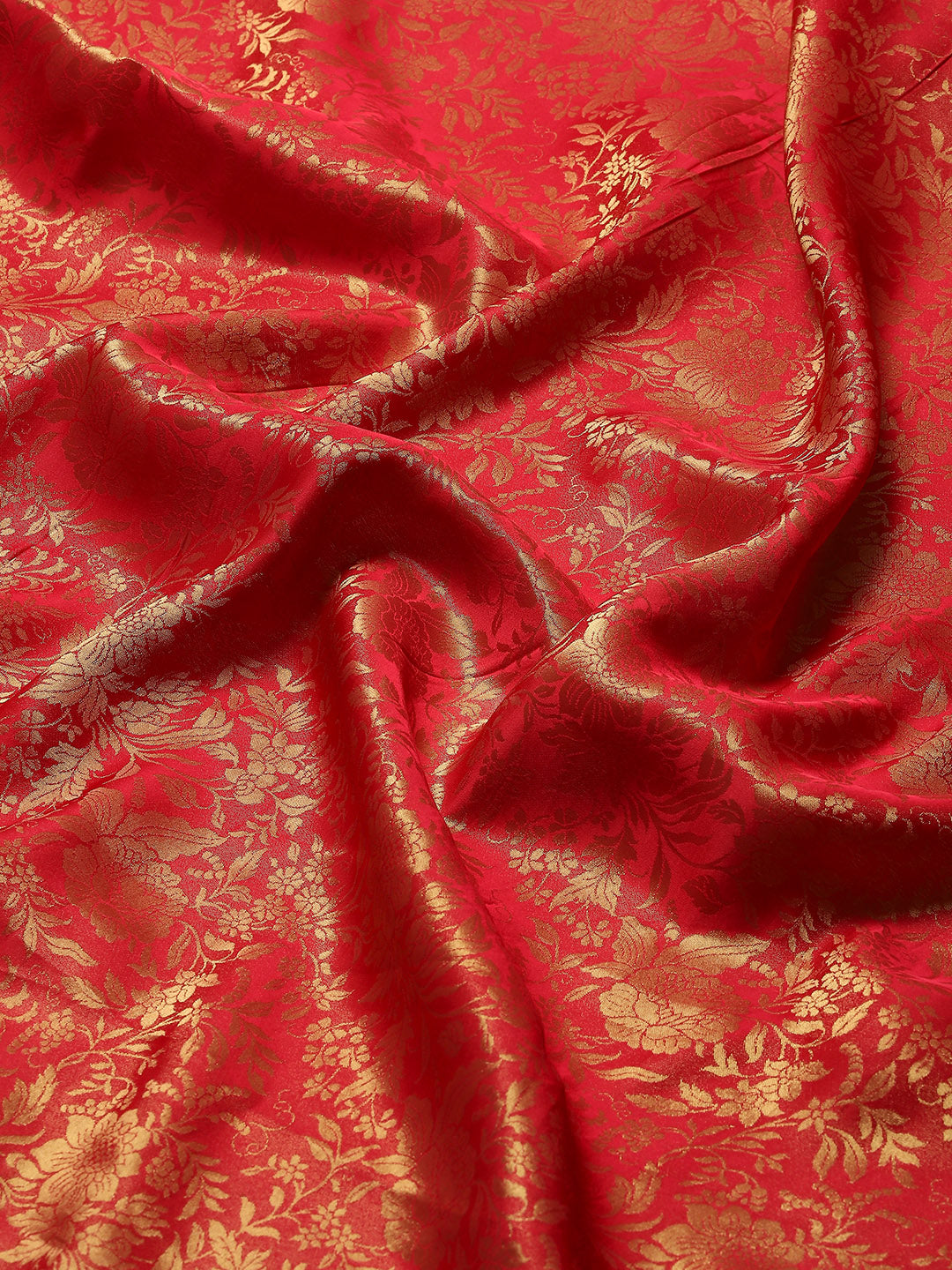 Zari Jaal Woven Satin Saree