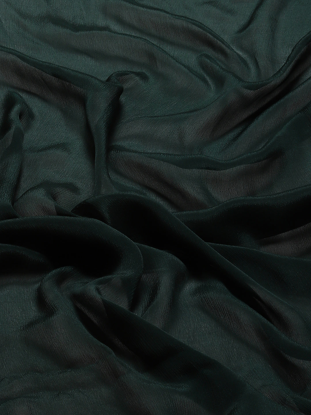 Zari Border Plain Crepe Saree