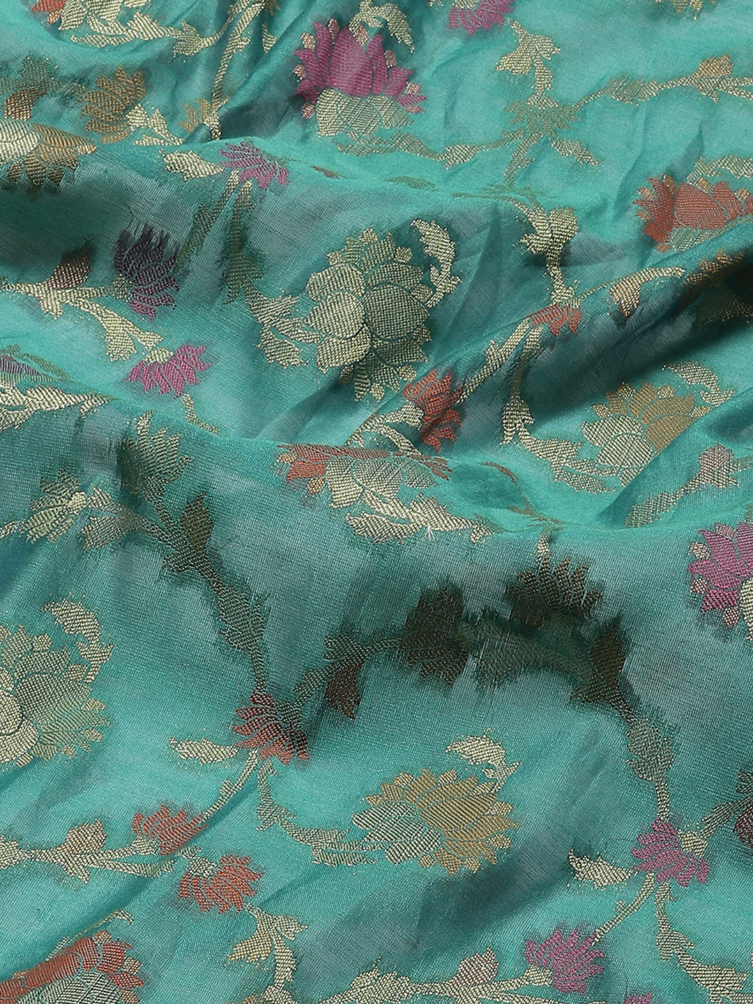 Zari Jaal Cotton Woven Saree