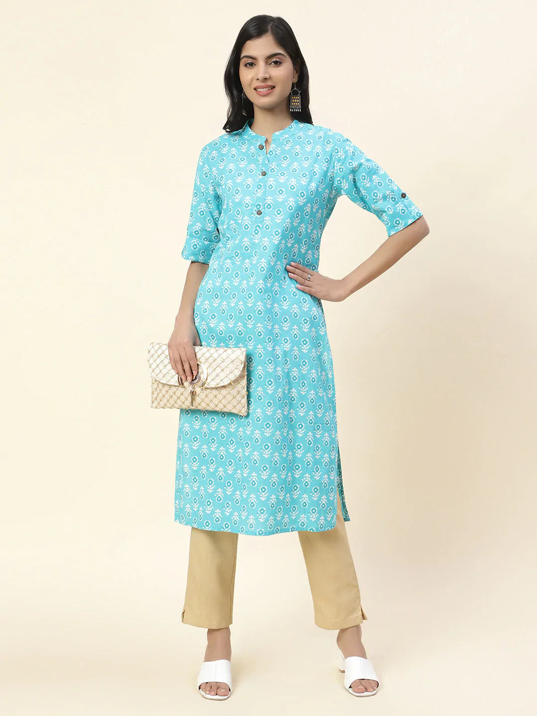 Printed Cotton Kurta
