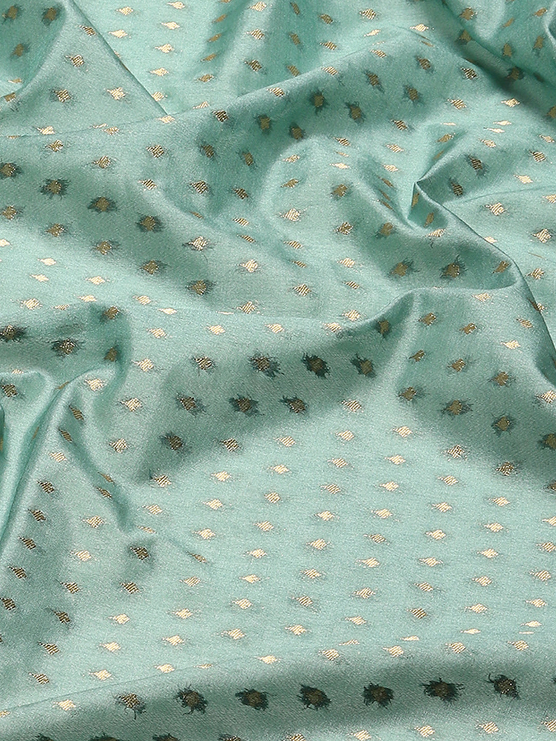 Zari Border Booti Woven Handloom Saree