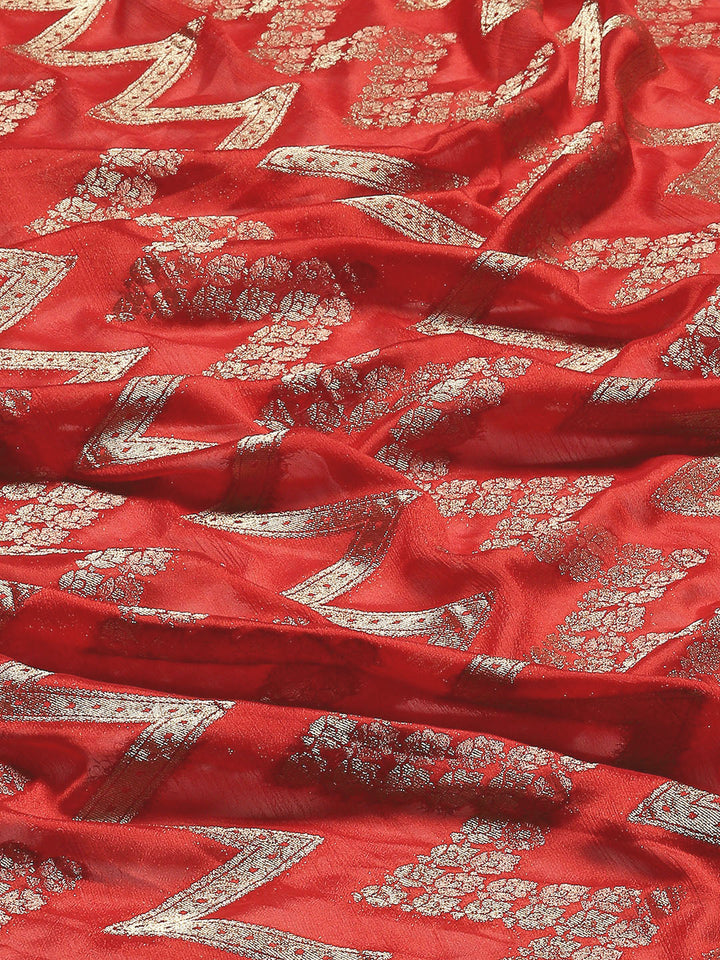 Zari Jaal Woven Georgette Saree