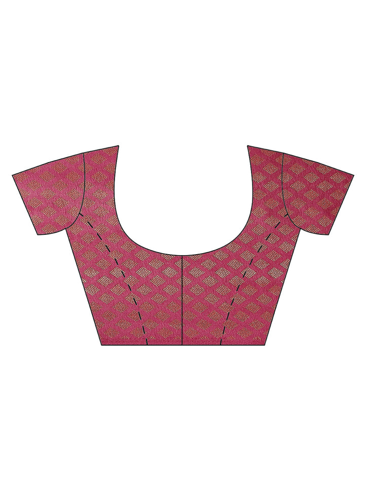 Zari Jaal Handloom Woven Saree