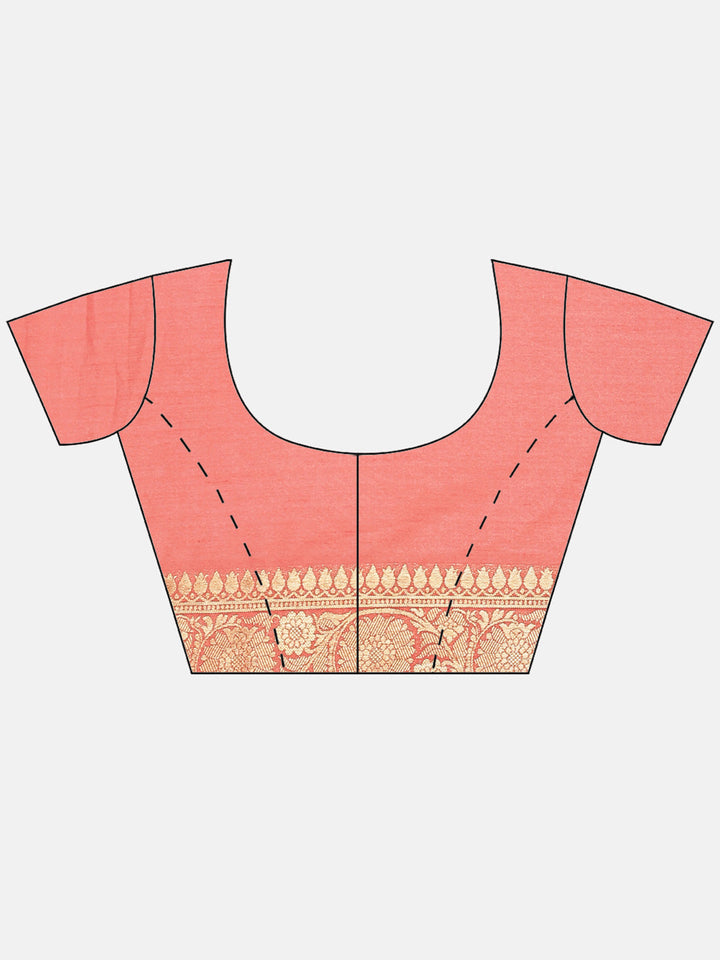 Bandhez Art Handloom Saree with Zari Border