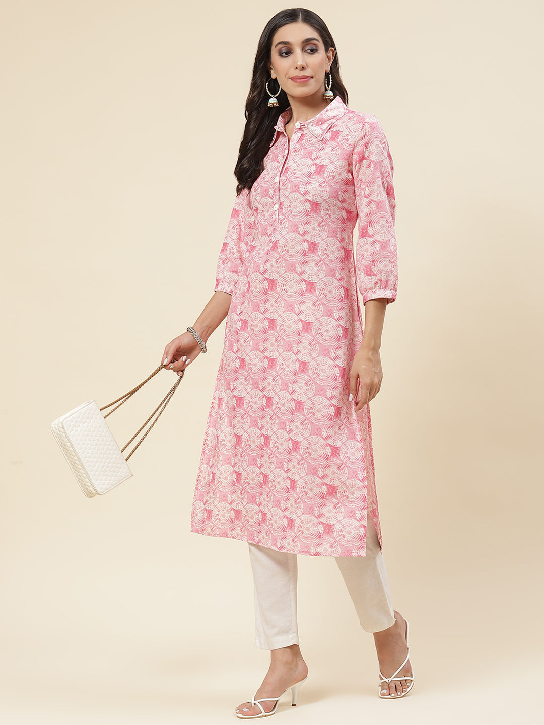 Printed Muslin Kurta