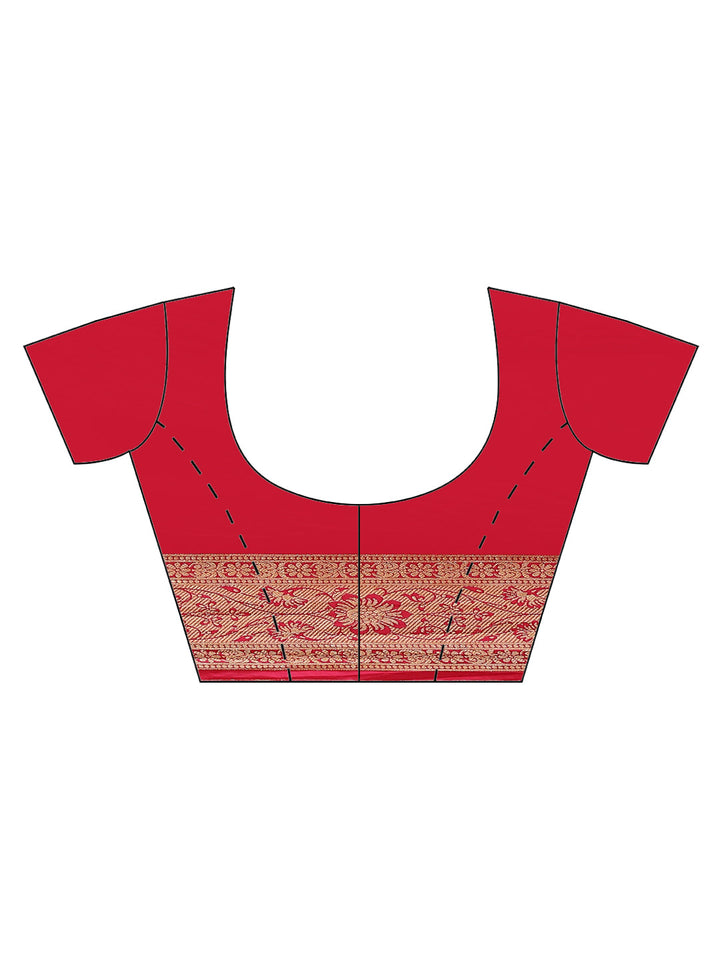 Zari Jaal Handloom Woven Saree