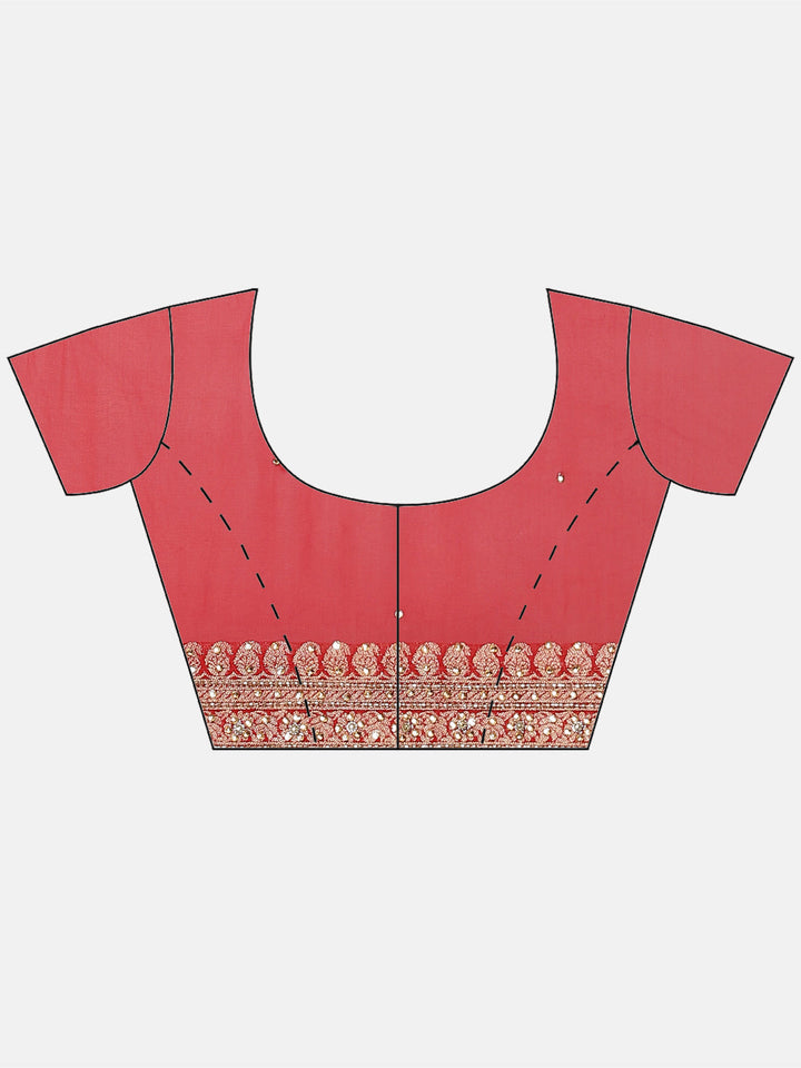 Stone Booti Banarsi Embroided Saree