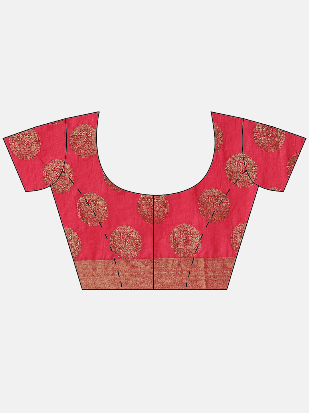 Ethnic Motifs Art Handloom Woven Saree