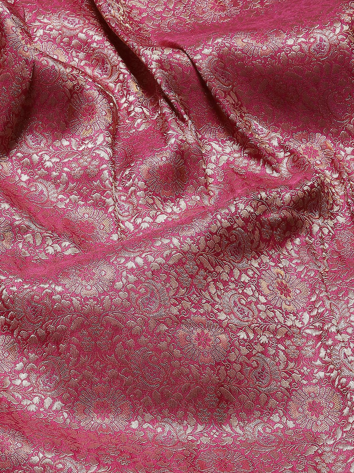 Zari Jaal Handloom Woven Saree