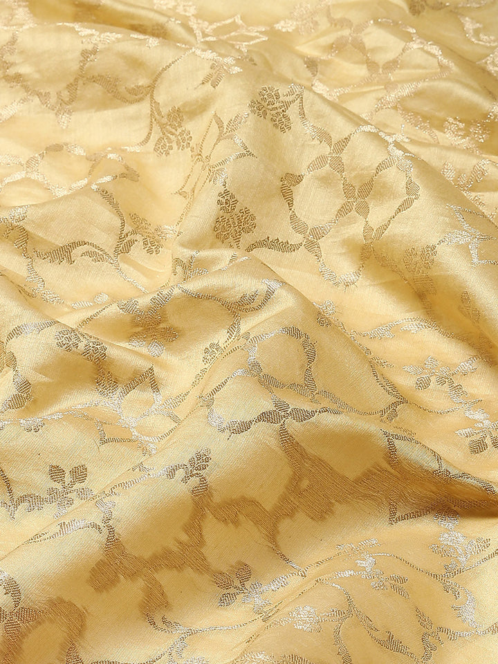 Zari Jaal Cotton Woven Saree