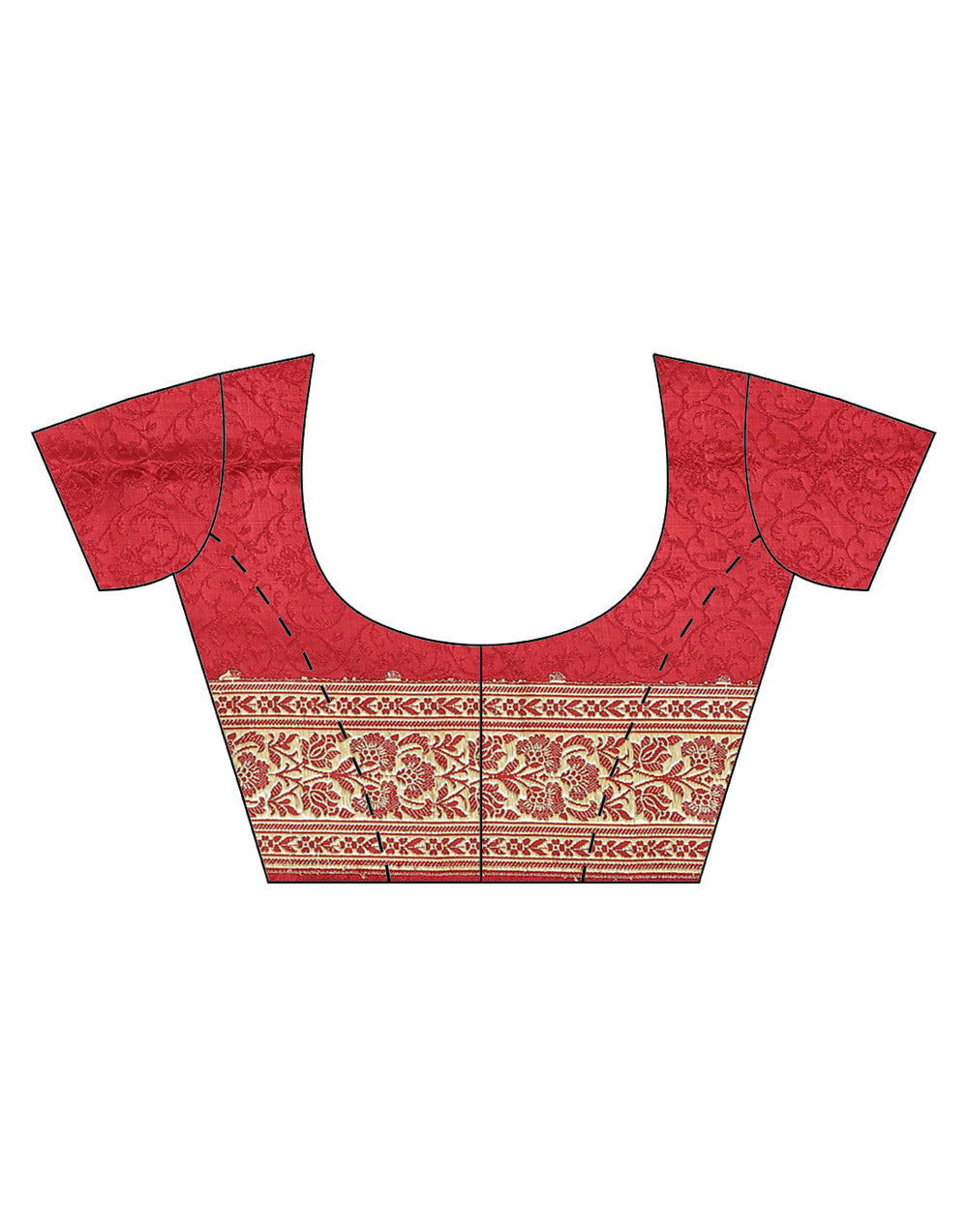 MBZ Meena Bazaar-Woven Banarasi Tanchoi Saree
