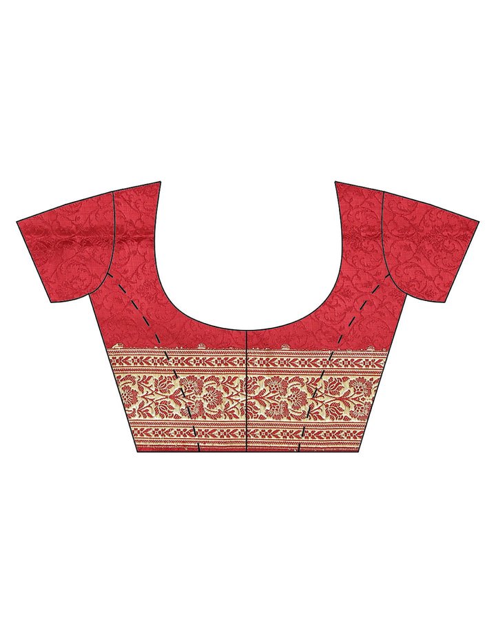 MBZ Meena Bazaar-Woven Banarasi Tanchoi Saree