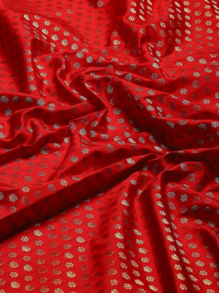 Zari Booti Woven Art Silk Banarsi Saree