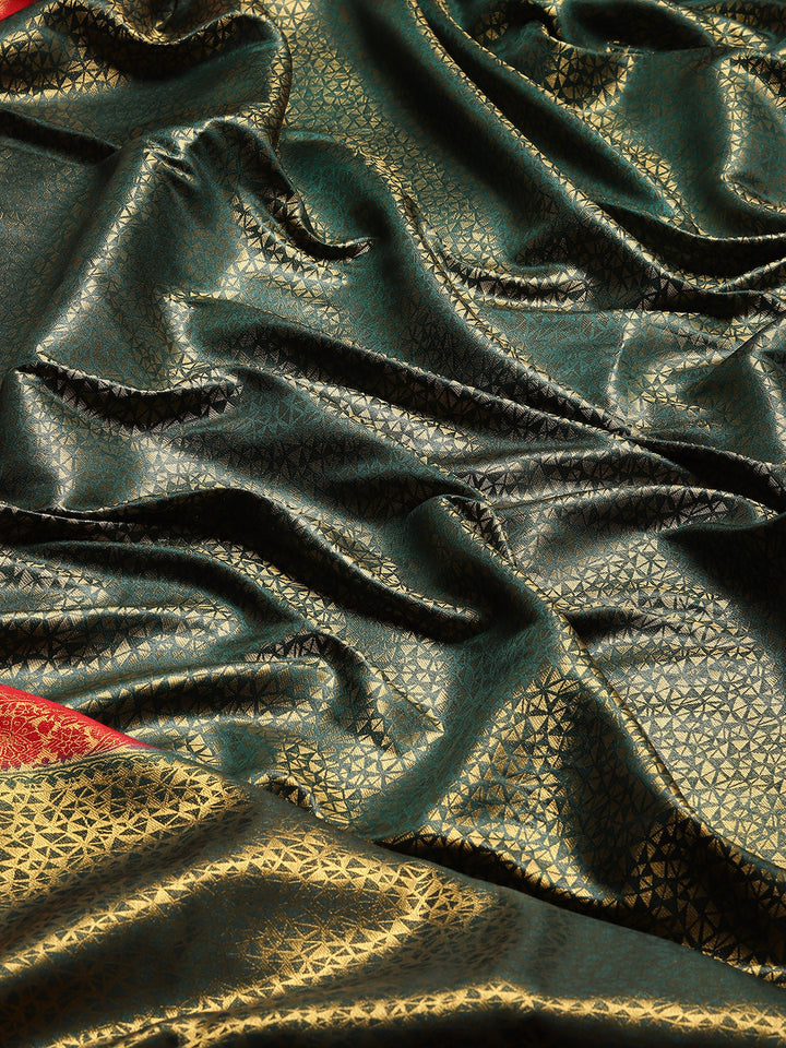 Zari Jaal Woven Handloom Saree
