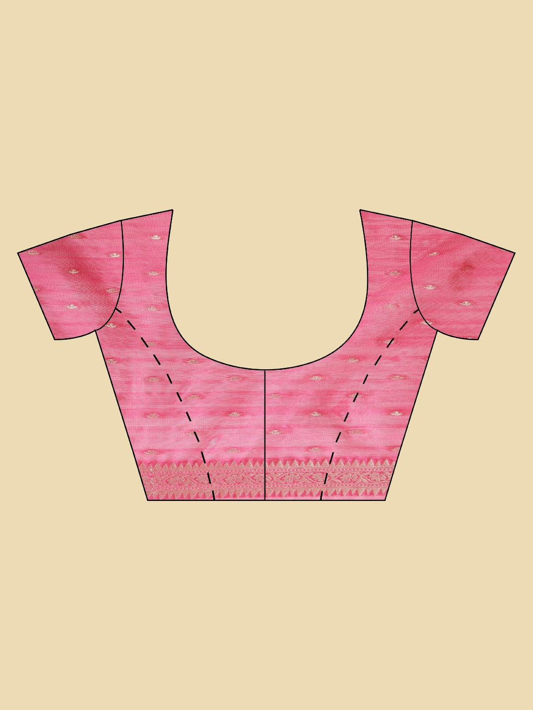 Zari Booti  Woven Saree