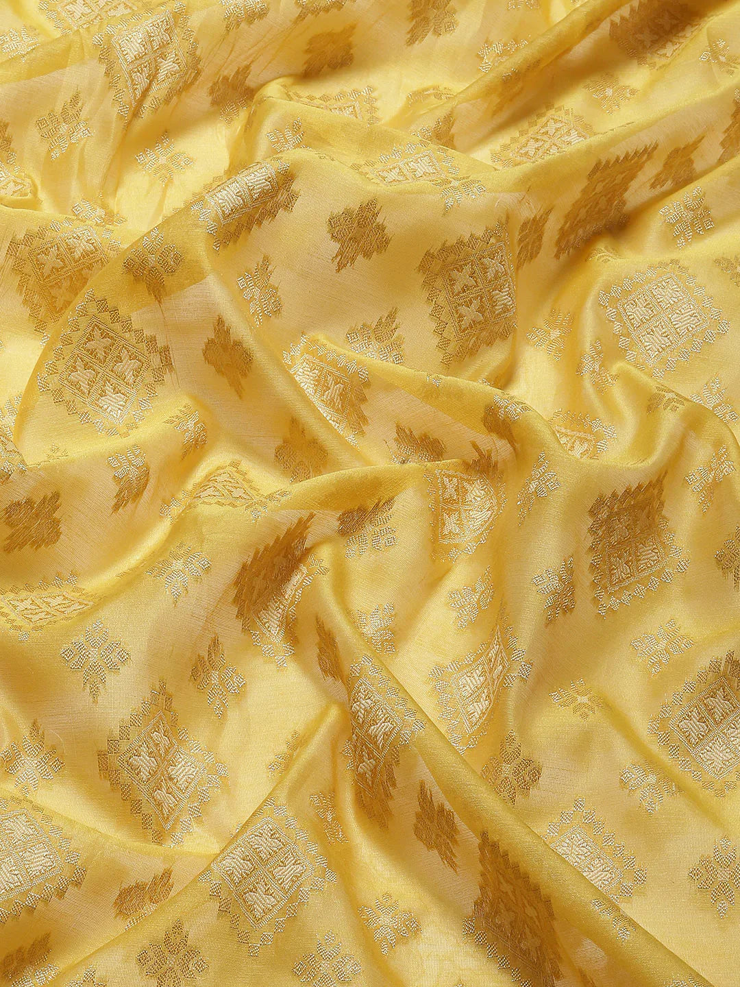 Zari Booti Cotton Woven Saree