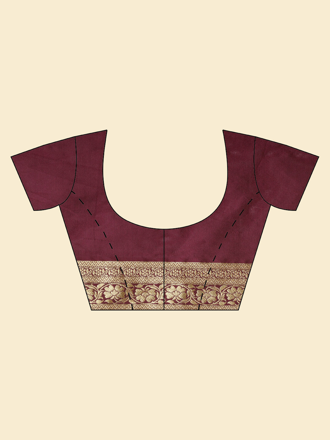 Zari Jaal Woven Banarsi Saree