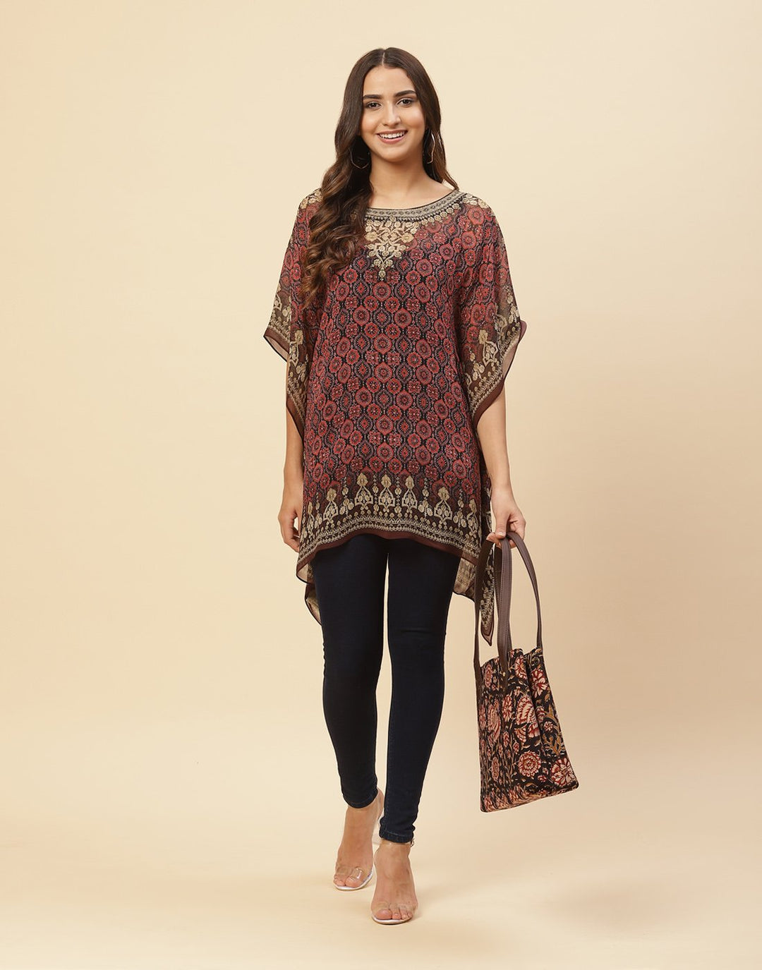 Digital Printed Georgette Kaftan