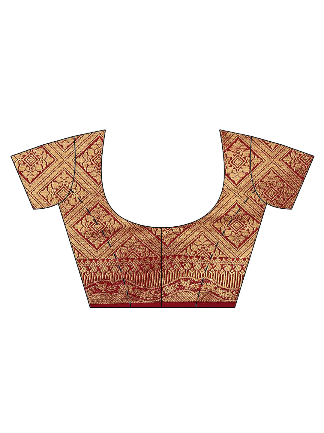 Resham Zari Border Handloom Saree
