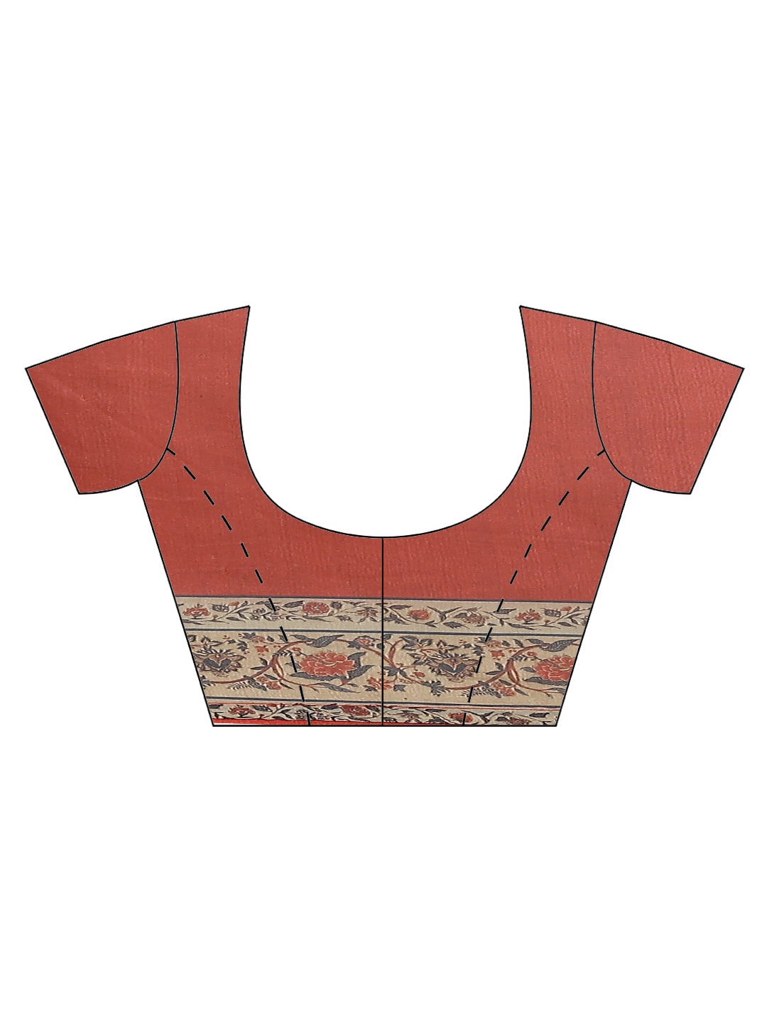 Printed Tussar Saree
