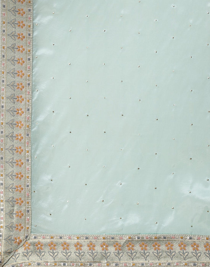 Embroidered Art Handloom Dupion Suit Piece