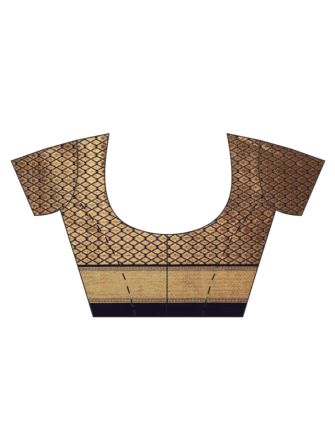 Zari Jaal Handloom Woven Saree