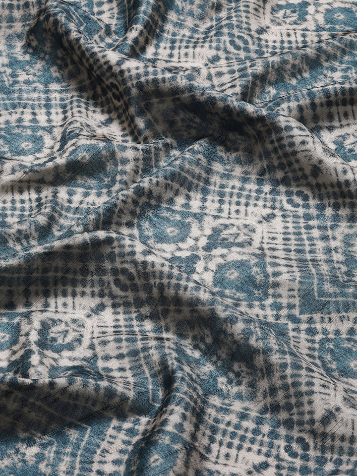 Printed Tussar Saree