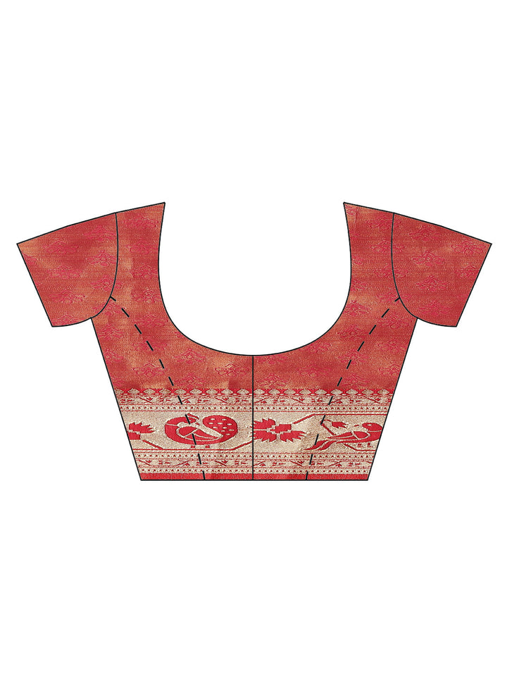 Brocade Zari Jaal Banarasi Woven Saree