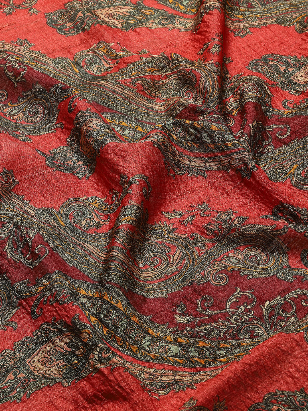 Printed Tussar Saree
