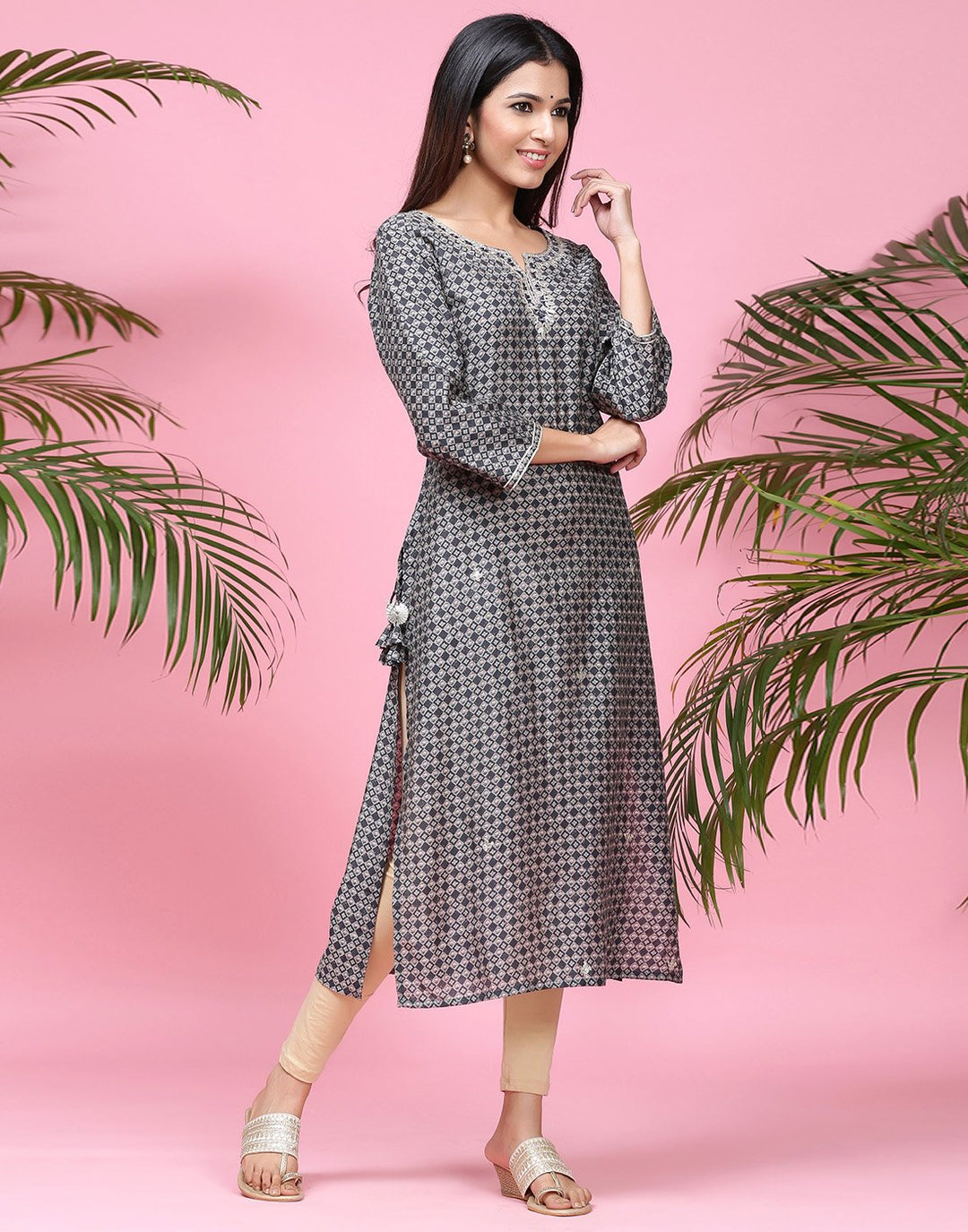 Printed Summer Cotton Kurti
